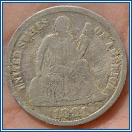 1891-S Barber Dime