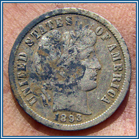 1893-O Barber Dime