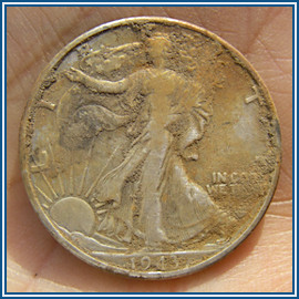 1943 Walking Liberty Half