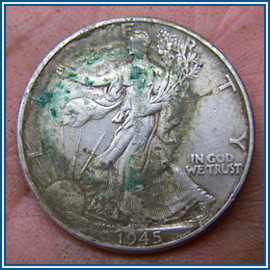 1945 Walking Liberty Half