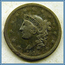 1838 Large Cent