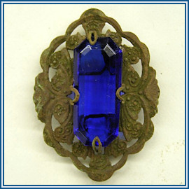 Blue Brooch