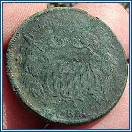 1865 2 Cent Piece