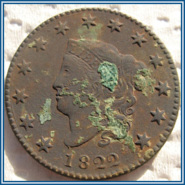 1822 Large Cent
