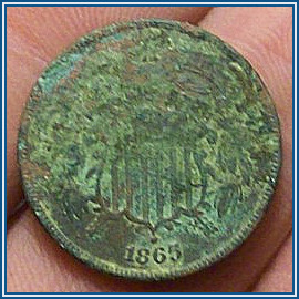 1865 2 Cent Piece