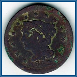 1852 Large Cent