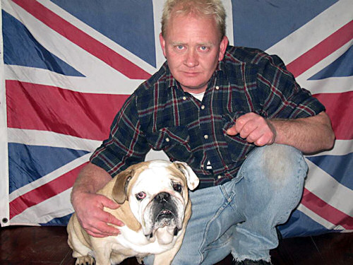 Lee with his dog