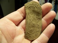 decorated brass womans sash buckle half1.JPG
