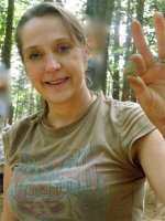 Beth with Lavanna point - late Woodlands period @1500 AD.jpg