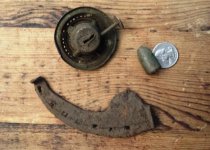 ox shoe, big bullet, lantern.jpg ox shoe, big bullet, lantern.jpg