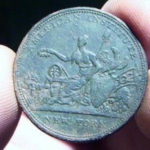1833 american institute medal or token