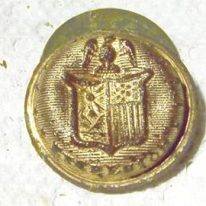 officer's civil war era N.Y. militia button