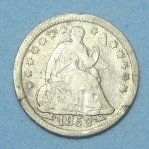 Half Dime found in corn field