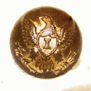 Federal Eagle Infantry cuff button
