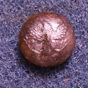 early two piece eagle infantry button