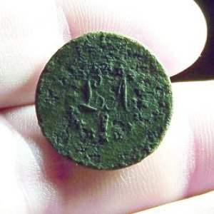 1st Regiment Scripted Light Artillery with stars Button 1808 to 1821