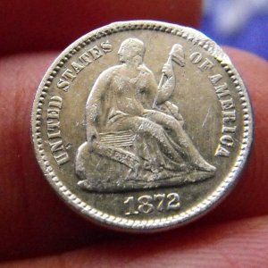 1st Seated Liberty Coin, Half Dime