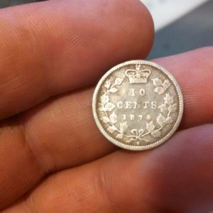 1874 Victorian Dime