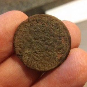 Crowned Tudor Rose, 1723 One Pence