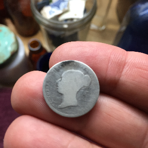 Canada 10 cents (early bust type, c. 1880s)