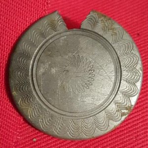 designed tombac button
