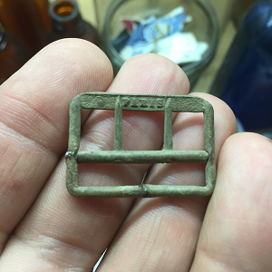 Paris suspender clip (c. mid-late 1800s)