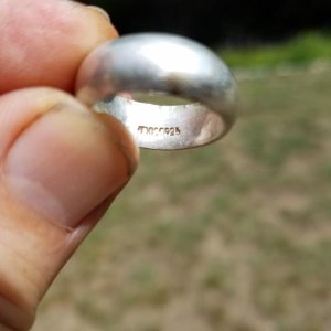 Silver Wedding Band