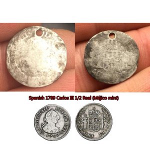 1789 Carlos III 1/2 Real