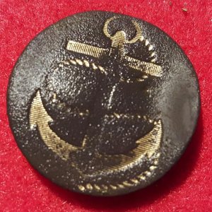 Brass 24mm Royal Navy Captain or Commander uniform button 1774 to 1787 and possible Revolutionary War related 12/3/17