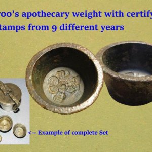 1700s Nested Weight