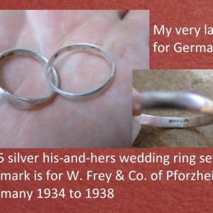 1934 Wedding set