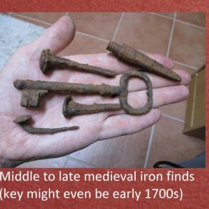 1500s assorted iron