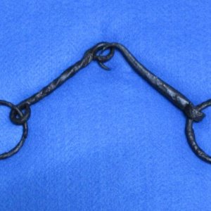 13th century snaffle bit off horse bridle