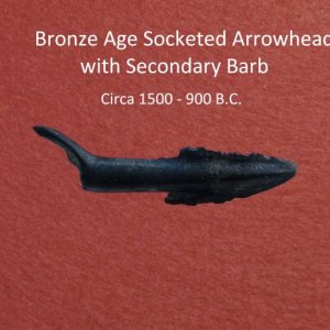 0015 Bronze age Arrowhead
