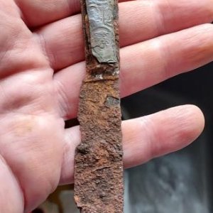 1700s knife, as dug