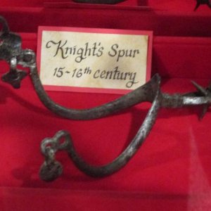 1400s spur, tinning still present
