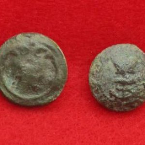 Assorted 1800s buttons, England finds