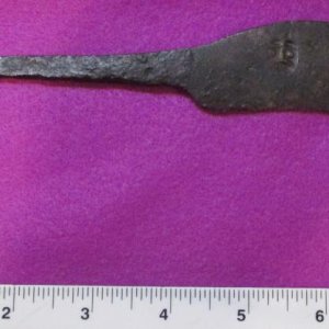 medieval sickle blade with unusual maker's mark, Germany find