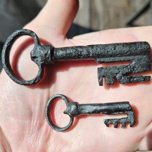 Medieval iron keys - 1500s
