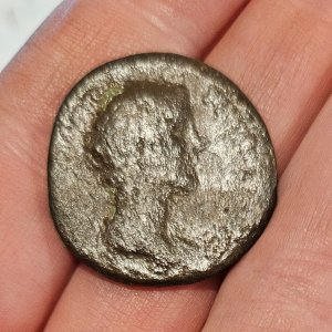 Roman coin (obverse) - 2nd century