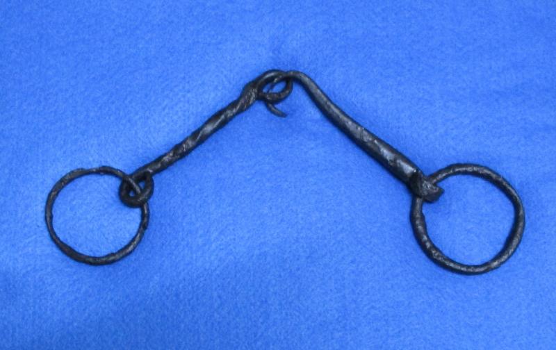 13th century snaffle bit off horse bridle