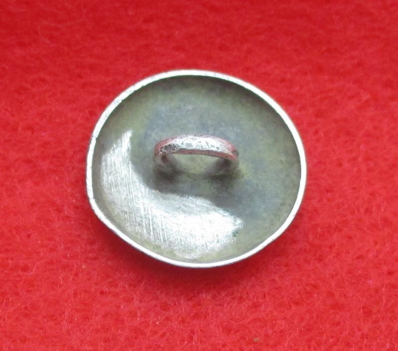 1770s silver Royal Navy Lieutenant's cuff button, back, England find