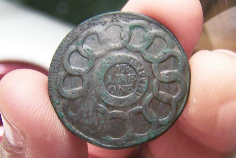 1787 Fugio Penny reverse