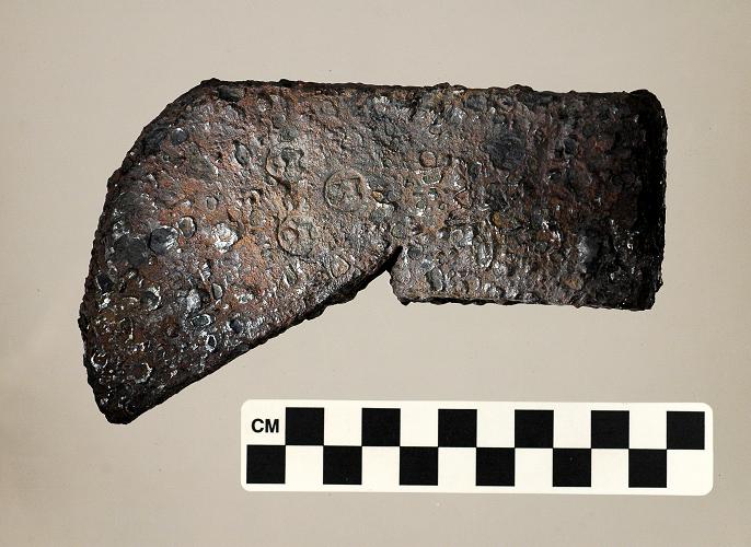 17th Century Trade Axe found at a Pequot War Battle site

(Note the 3 "touch marks" or makers marks stamps)