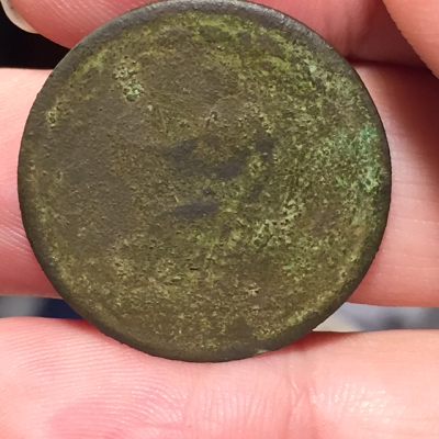 1814 Wellington token reverse