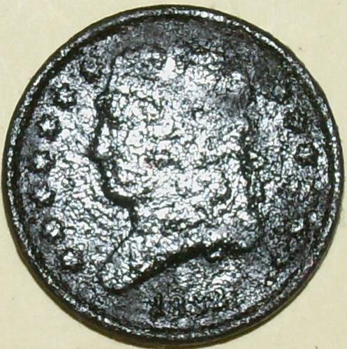 1832 Half Cent Obverse