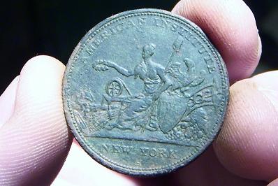 1833 american institute medal or token