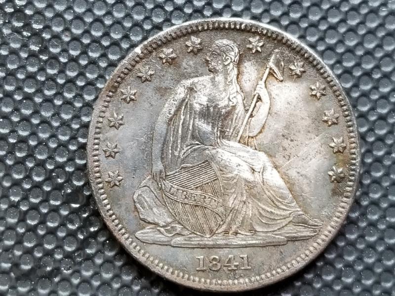 1841 Seated Half Dollar
