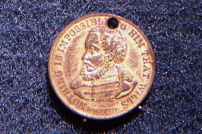 1850's Kossuth Token Obverse