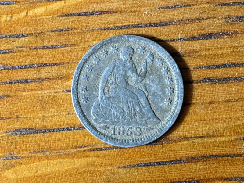 1853 Half Dime